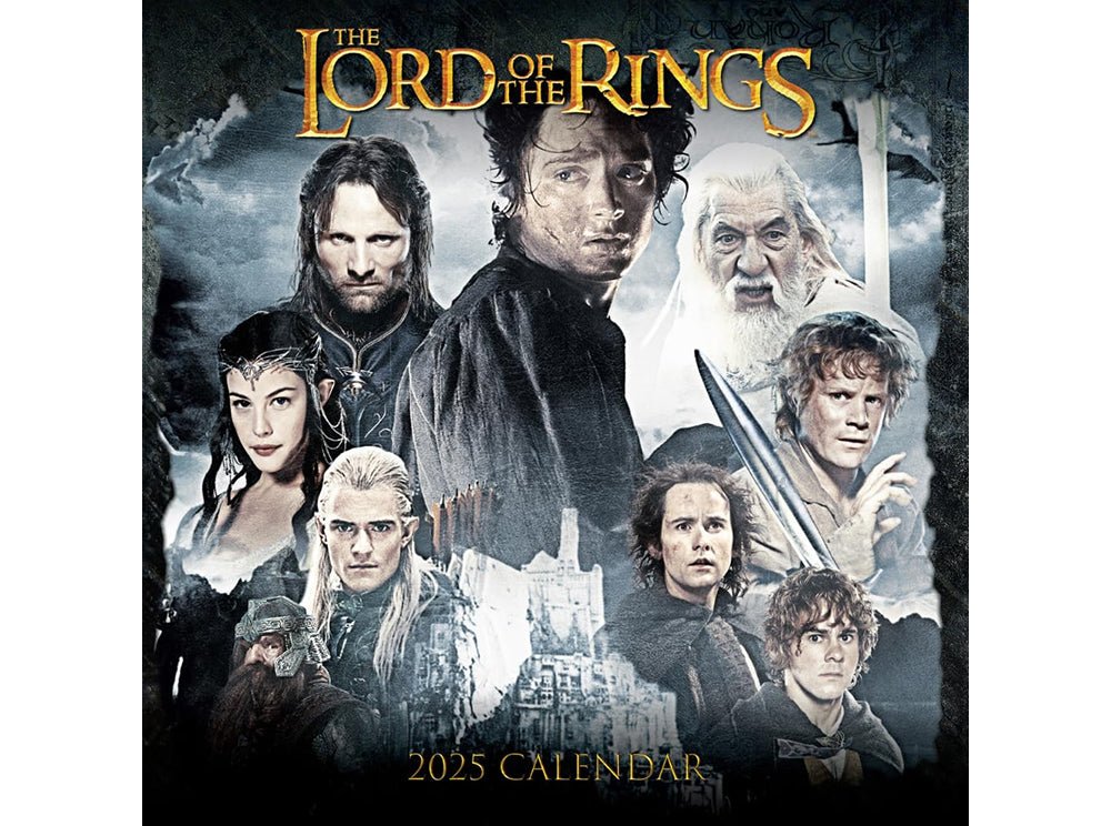 Lord of the Rings 2025 Square Calendar - Enchanted Anvil